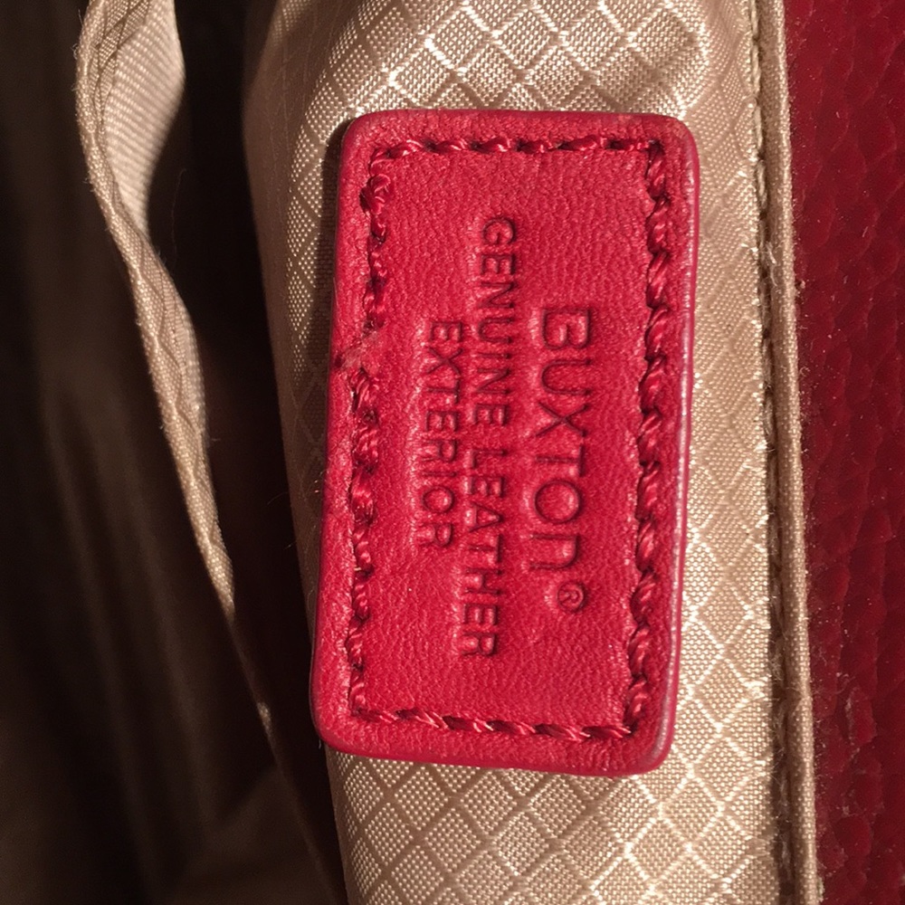 Red Buxton Genuine Leather 💼. - Picture 4 of 8
